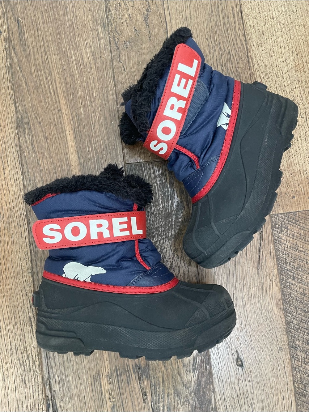 Sorel waterproof winter snow boots boy 13